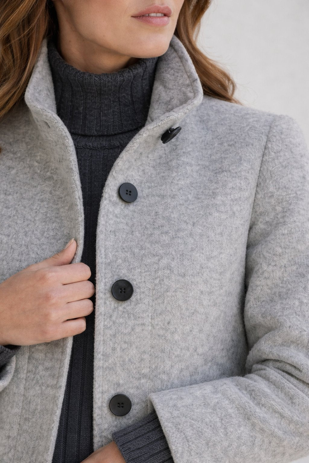 Elegance Mantel - Moderne Vrouwen Wollen Blend Overjas