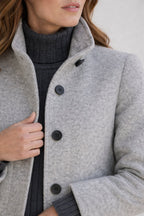 Elegance Mantel - Moderne Vrouwen Wollen Blend Overjas