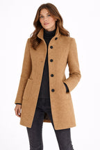 Elegance Mantel - Moderne Vrouwen Wollen Blend Overjas