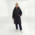Anita - Dames Lange Silhouet met Capuchon Puffer Jas