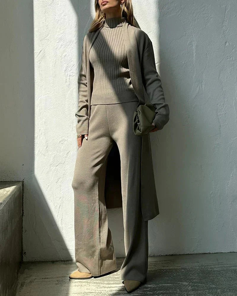 Krista - Drie - delige Set van Kasjmier - bellanza