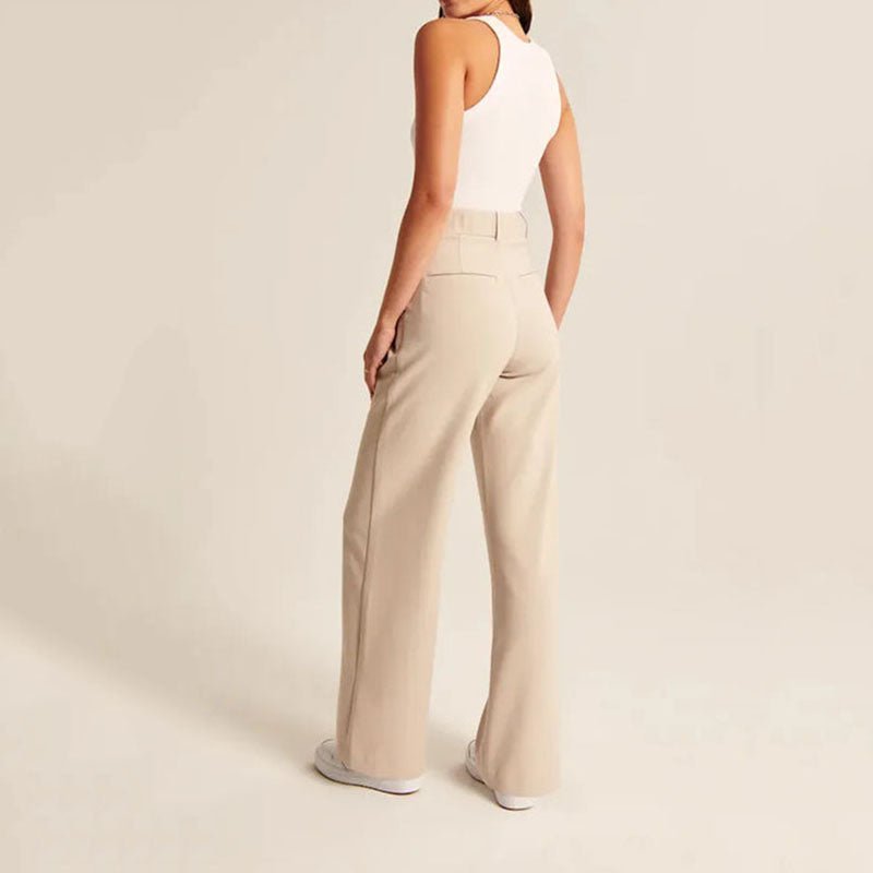 REECE - Dames Pantalon Met Wijde Pijpen - bellanza